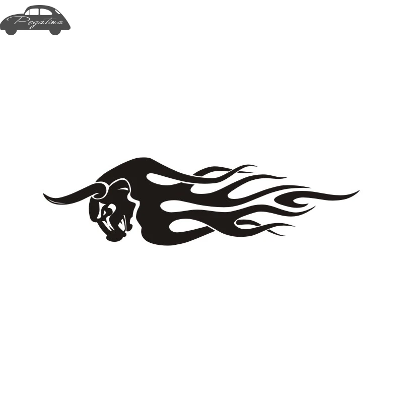 Pegatina Bull Car Door Cattle Sticker Hawk Decal Long Decal Posters Wall Decals Quadro Parede Decor Mural Wild Animal Sticker