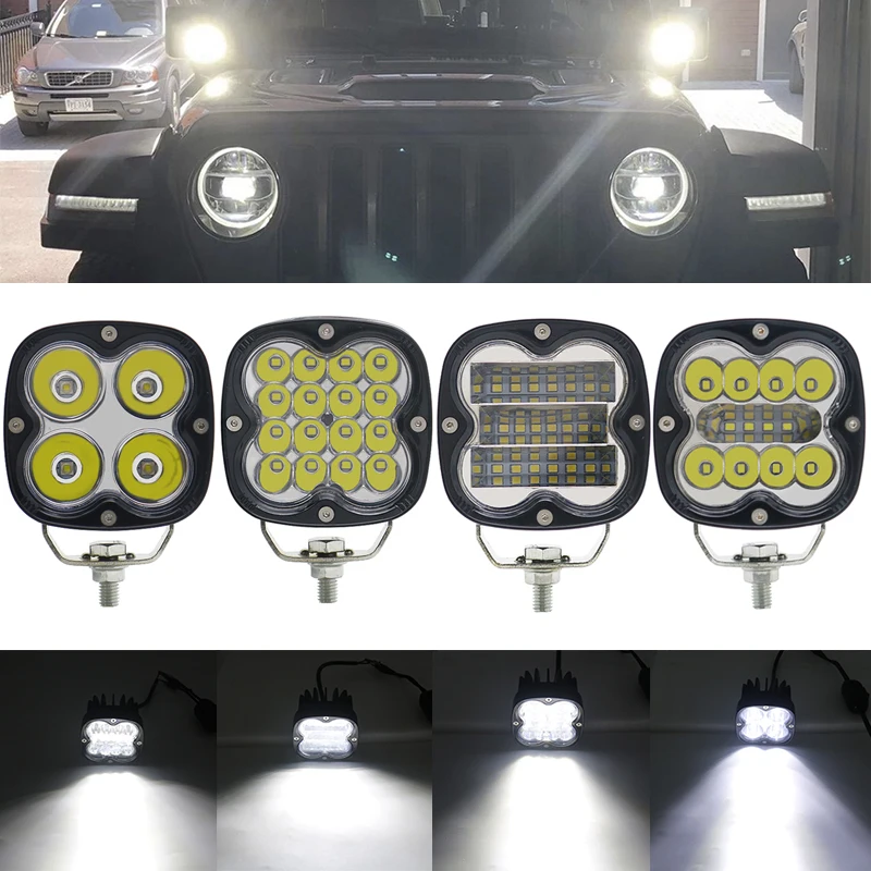 2 дюйма светодиодные противотуманные фонари для грузовых автомобилей Jimny ATV UTV