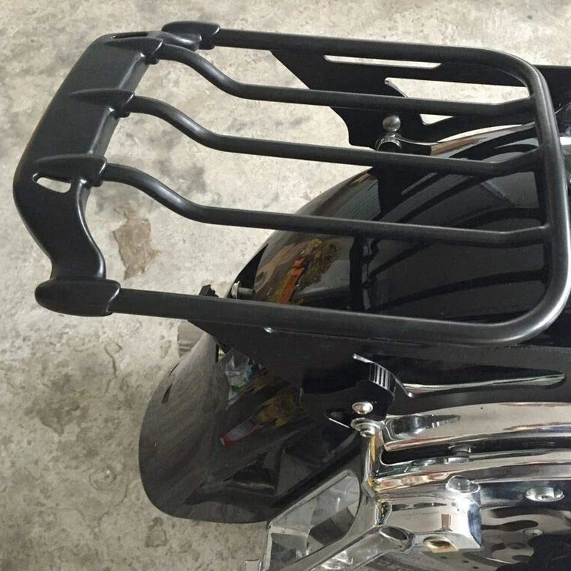 Багажная стойка Съемная с двумя крылышками для Harley Touring Models Street Road King Glide 2009- FLHR FLHX FLTR Ultra Cla