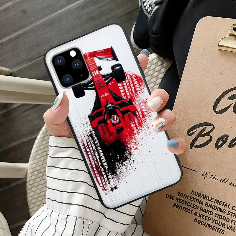 Formula 1 F1 Phone Case For IPhone 12 11 Pro Max 7 8 6 6s Plus Se 2020 X Xs Xr 5 5s Silicone Cover phone pouch bag Cases & Covers