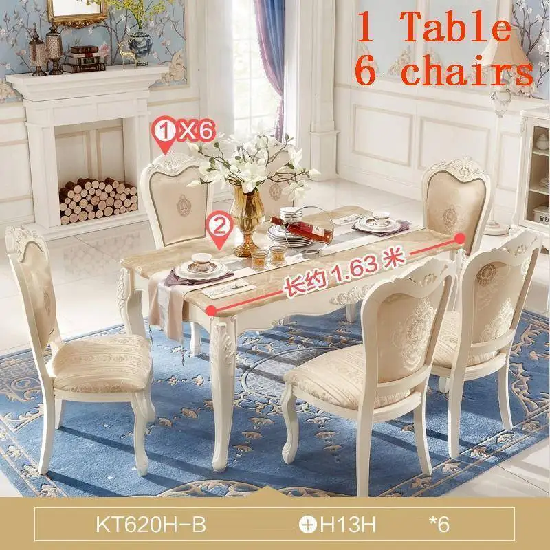 Eet Tafel Pliante Set De Salle A Manger модеран Meja Makan Tavolo европейский стол Меса комедор Bureau Tablo обеденный стол - Цвет: Version H