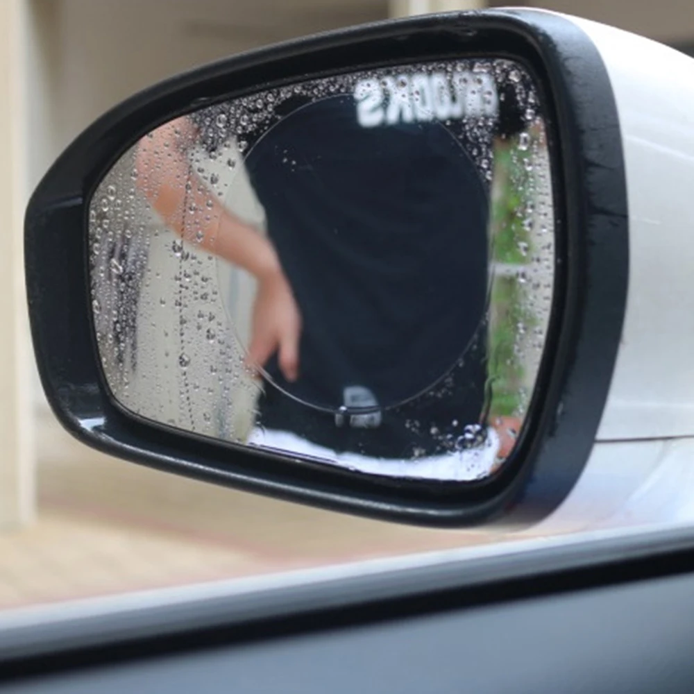 4 шт. пленка на зеркало заднего вида автомобиля антибликовое Анти-туман непромокаемый водонепроницаемый протектор Прочный и практичный в использовании