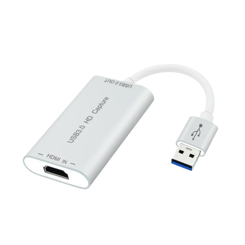 

HDMI Video Capture Device USB 3.0 1080P 60 FPS Video & Audio Grabber for XBOX PS4 Nintendo Switch PC Plug & Play