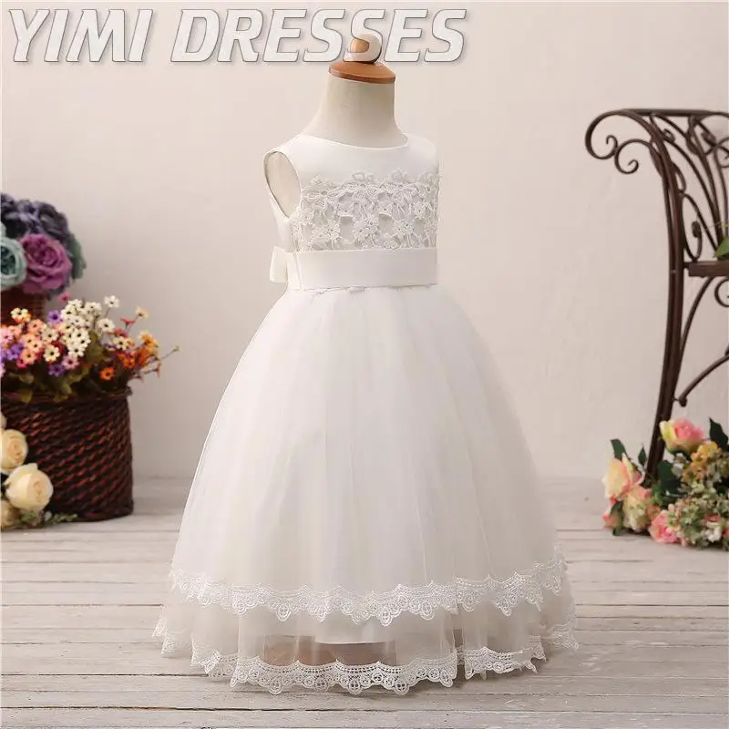 ivory ball gown flower girl dress