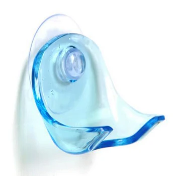 

Portable Bathroom Manual Plastic Razor Hook Wall Hanger Suction Cup Washroom Shelf