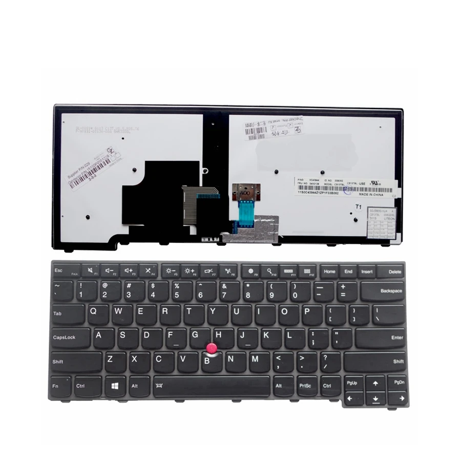 Клавиатура с подсветкой для ThinkPad L440 L450 L460 T440 T440P T431S T440S T450 T450S T460 04X0101 04X0139 00HW837