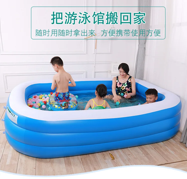 Производители настраиваемая Бытовая детский надувной бассейн на открытом воздухе Детские бассейны с мячами на Высоком толстом квадратном два Zhensanhuan стеганая