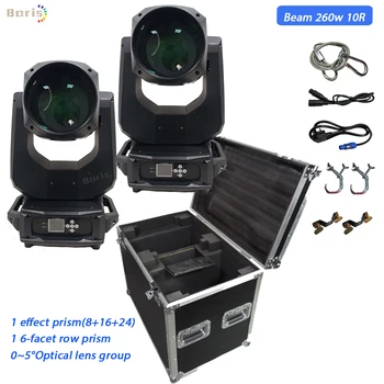 

No Tax 2x Lyre Beam 260W 10R Moving Head Light Beam 260 Beam 10R Moving Head Beam 280 Sharpy Beam 290 with flightcase