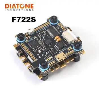 

Diatone MAMBA F722S Betaflight stack Flight Controller OSD 5/9V 2A BEC & 50A 3-6S Blheli_32 Dshot1200 Brushless ESC RC Drone