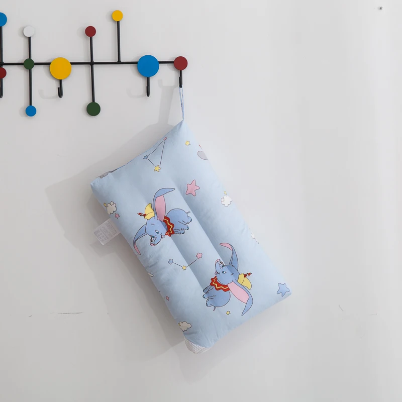 

Head Protection Cushion Pillow Cotton Fabric Printed Newborn Baby Kids Pillows Animal Printed Cotton Kids Pillow Sleep Dropship