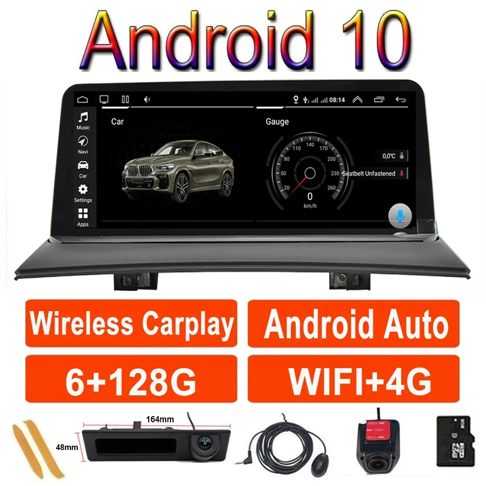 Автомобильный мультимедийный плеер стерео-система на Android 10 25 с GPS-навигацией для