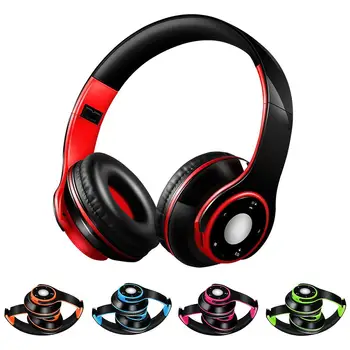 

Wireless Bluetooth Retractable Stereo Headphone Phone Headset with Microphone