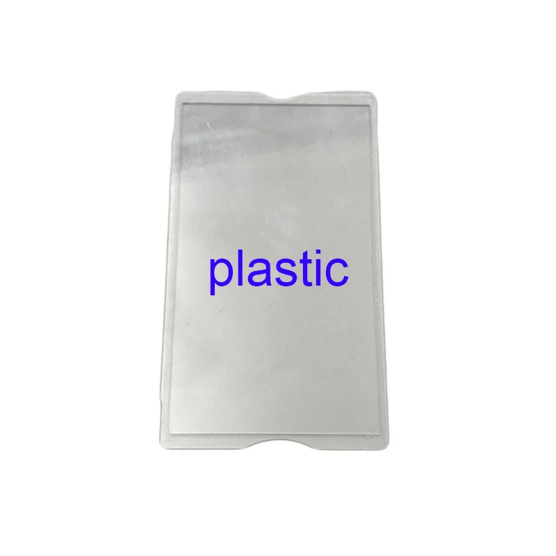 Original Size Glass Plastic Lens Mirror Cover for Screen Protection - Clear