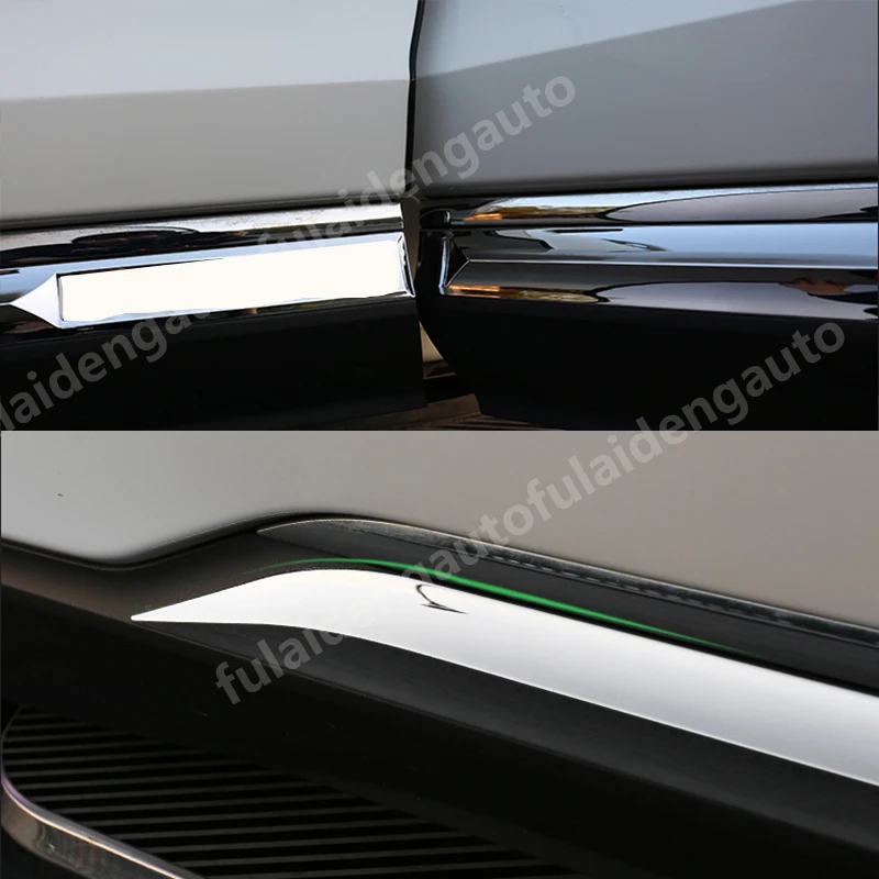 4 шт. для Ford Edge- ABS Хромированная дверь автомобиля боковые рельефные накладки детали отделки автомобиля Стайлинг