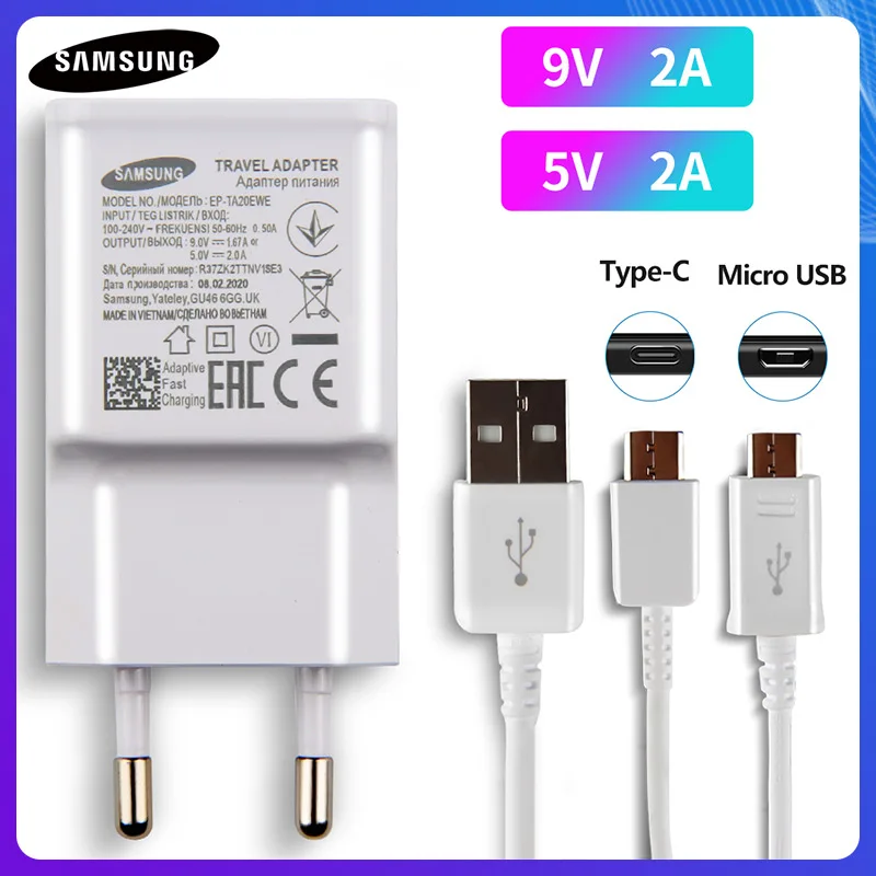 Samsung оригинальный Micro USB кабель переменного тока стены зарядное устройство