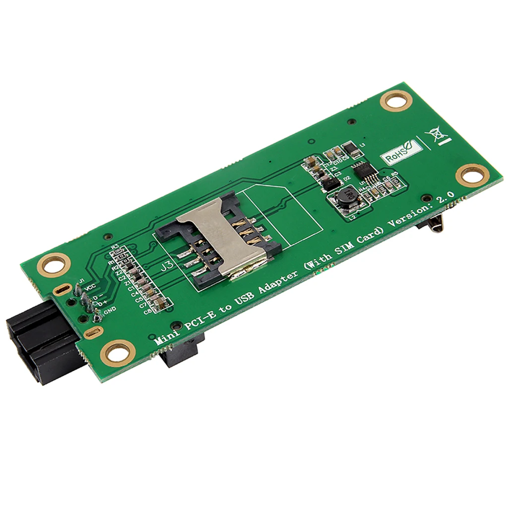 MagiDeal Mini PCI Express to USB Adapter SIM Card Slot WWAN/LTE Modul