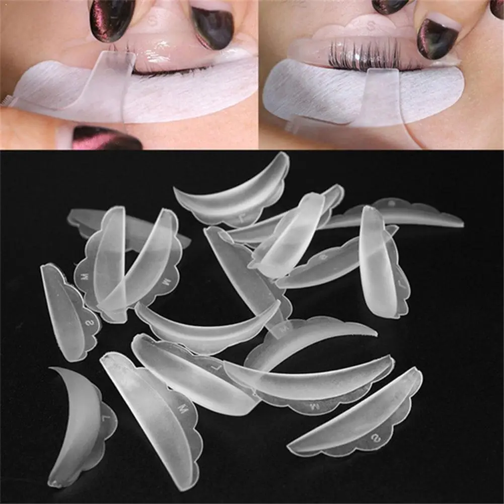 

5 Pairs 3D Silicone Lashes Lifting Curlers Pad Recycling Lashes Accessories Patches Shield Lash Extension Makeup Perm F3D3
