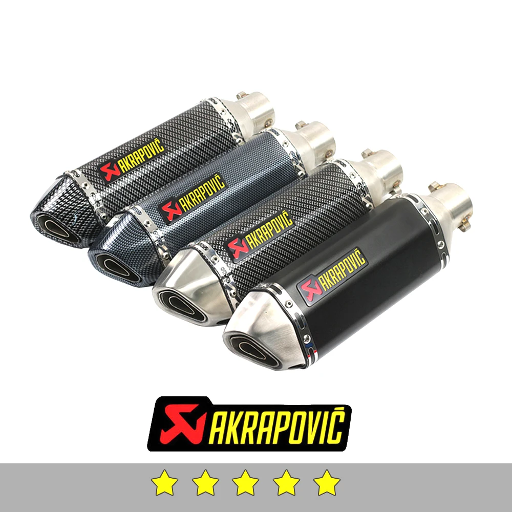 Akrapovic выхлопной мотоцикл модифицированный глушитель труба гоночная Яма Для honda cr