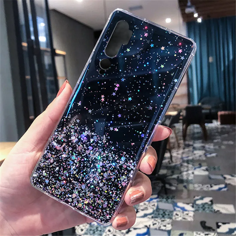 Мягкий блестящий чехол для телефона Samsung Galaxy A51 A71 A41 A31 A21 A21S A01 A91 A81 A10 A10S A20 A20S A30 A30S A50