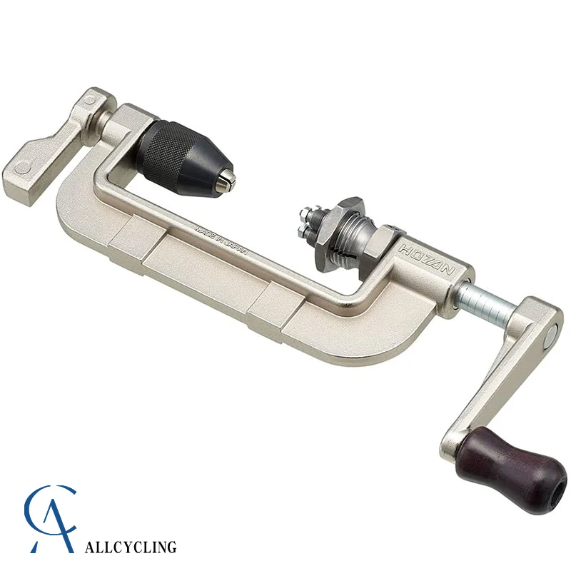 HozanC702ProfessionalRoadMTBBicycleWheelSpokeThreadingToolSpokeThreadCorrection