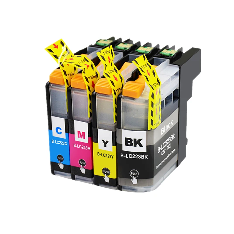Cartuchos Htl para Impressora 15 Peças Lc221 lc 223 para Cartucho de Tinta Brother J4120dw Embutido J680dw J880dw J5320dw - Imagem 2