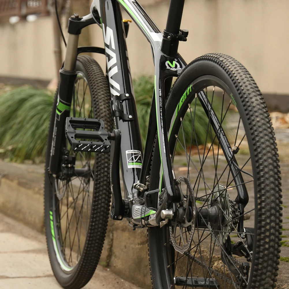 Педаль горного велосипеда, высокое качество, нейлон, волокно, закрытый, 2 подшипника, Нескользящие педали для велосипеда, фиксированная передача, педаль для велосипеда