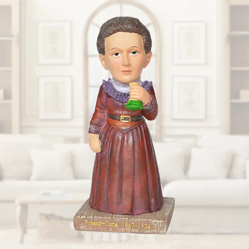 Popular Republic Of Poland Polska Marie Curie Statue Scientist Physicist Chemist Sculpture Decoration Crafts Model 5