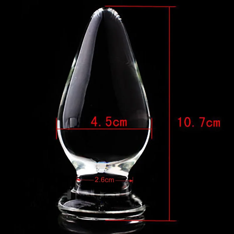 hh01601 Wide Glass Butt Plug (7)