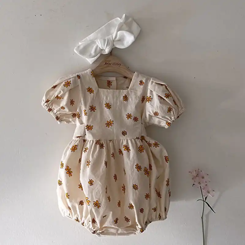 daisy romper baby