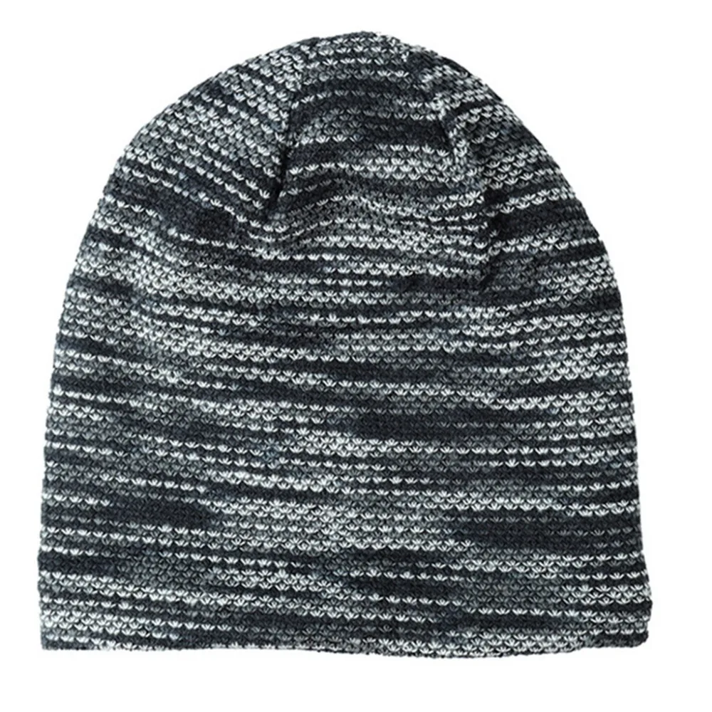 Beanies зимняя шапка унисекс для женщин и мужчин смешанный цвет пуловер и шапка теплая шерстяная шапка уличная вязаная шапка Muts#2O04