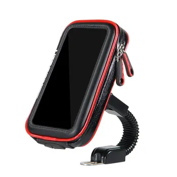 

Universal 2020 Waterproof Motorcycle Bike Scooter Mobile Phone Holder Bag Phone Support Stand Case for Smartphones