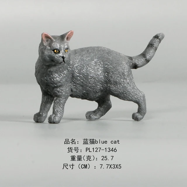 Realistic Hand Painted Persian Cat Models Toys PVC Action Figure Animal Figurine Doll Home Decor Gift Educational Toy For Kids 3
