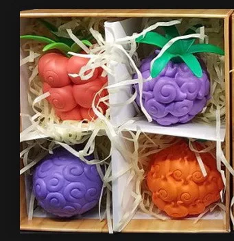 

Anime One Piece Devil Fruit Rubber Burn Surgery Secretly Fruit AB-Gift Box Decoration