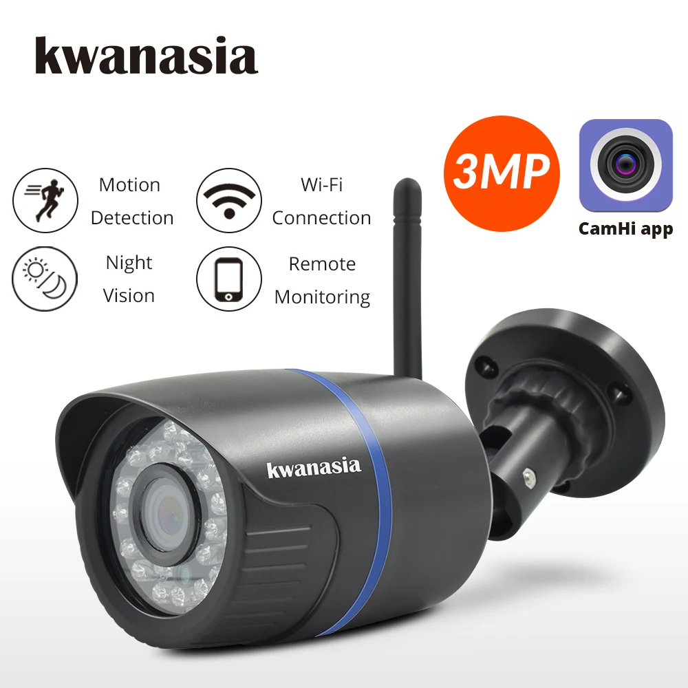 Ip-камера, Wifi, 3MP, 1080 P, 720 P, ONVIF, беспроводная, проводная, P2P, CCTV Bullet, уличная камера безопасности, Wi Fi, IP CamHi, камера наблюдения