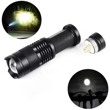 

AA Battery Mini Flashlight Zoom Focus Mini led Flash Light Torch Lamp Adjustable Penlight Waterproof Light Bicyle Flashlight