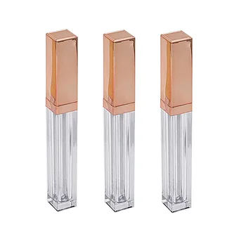 

3Pcs 4ml Empty Lip Gloss Bottles Refillable Travel Lip Gloss Contianers(Pink)