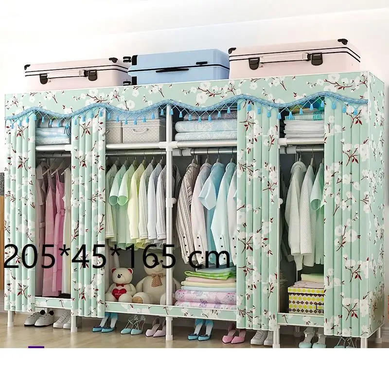 Version W Penderie Chambre Rangement Armario Tela Moveis Para Casa Ropero, мебель для дома, спальни, шкаф, Mueble De Dormitorio, шкаф - Цвет: Version W