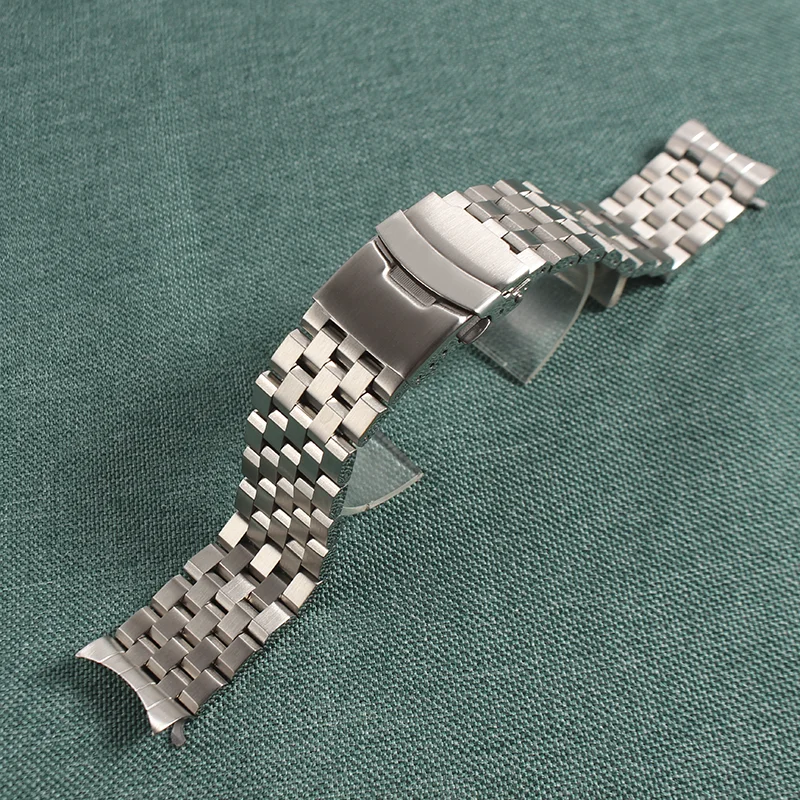 Серебристый Стальной ремешок для часов SEIKO 22 мм | Наручные часы