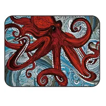 CHARMHOME мягкому ковру, Противоскользящий коврик красная обувь, окрашенная вручную, в стиле осьминог, море ковер для Гостиная коврик для спальни аксессуары для украшения дома