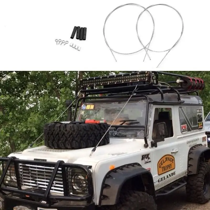 Детали для радиоуправляемого гусеничного аппарата стальной трос 1/10 Axial SCX10 90046