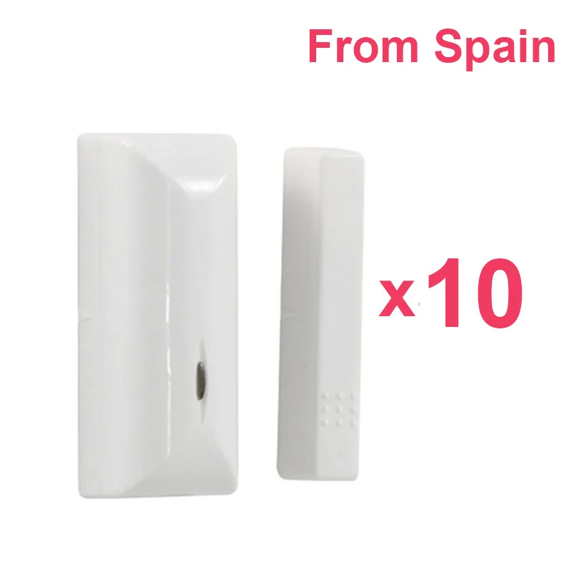 Detector de apertura de puerta con alarma de seguridad, Sensor inalámbrico para contacto de ventana, con Tike de Orion Atlantics, MD210R, 10 Uds.