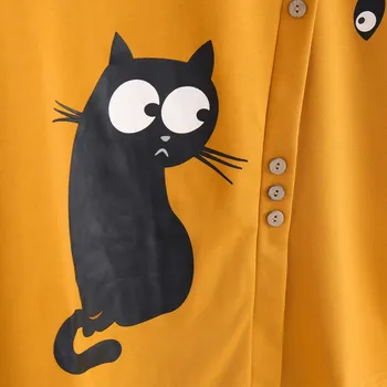 Harajuku Sweatshirt with Kawaii Cat print - Image 6