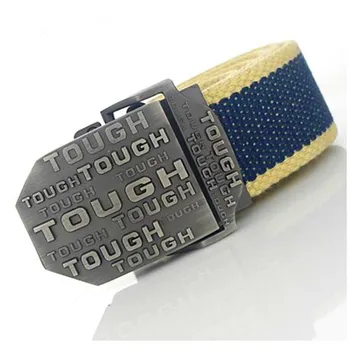 

Men's Belts Canvas Men High Quality Tough Metal Buckle Army Military Training Tactical Belt New Unisex Police Jeans Accessories