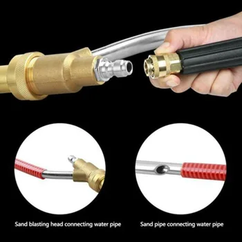 

Tool Sandblasting Kit 5000 PSI 1/4\" quick connector Portable Sand Blaster