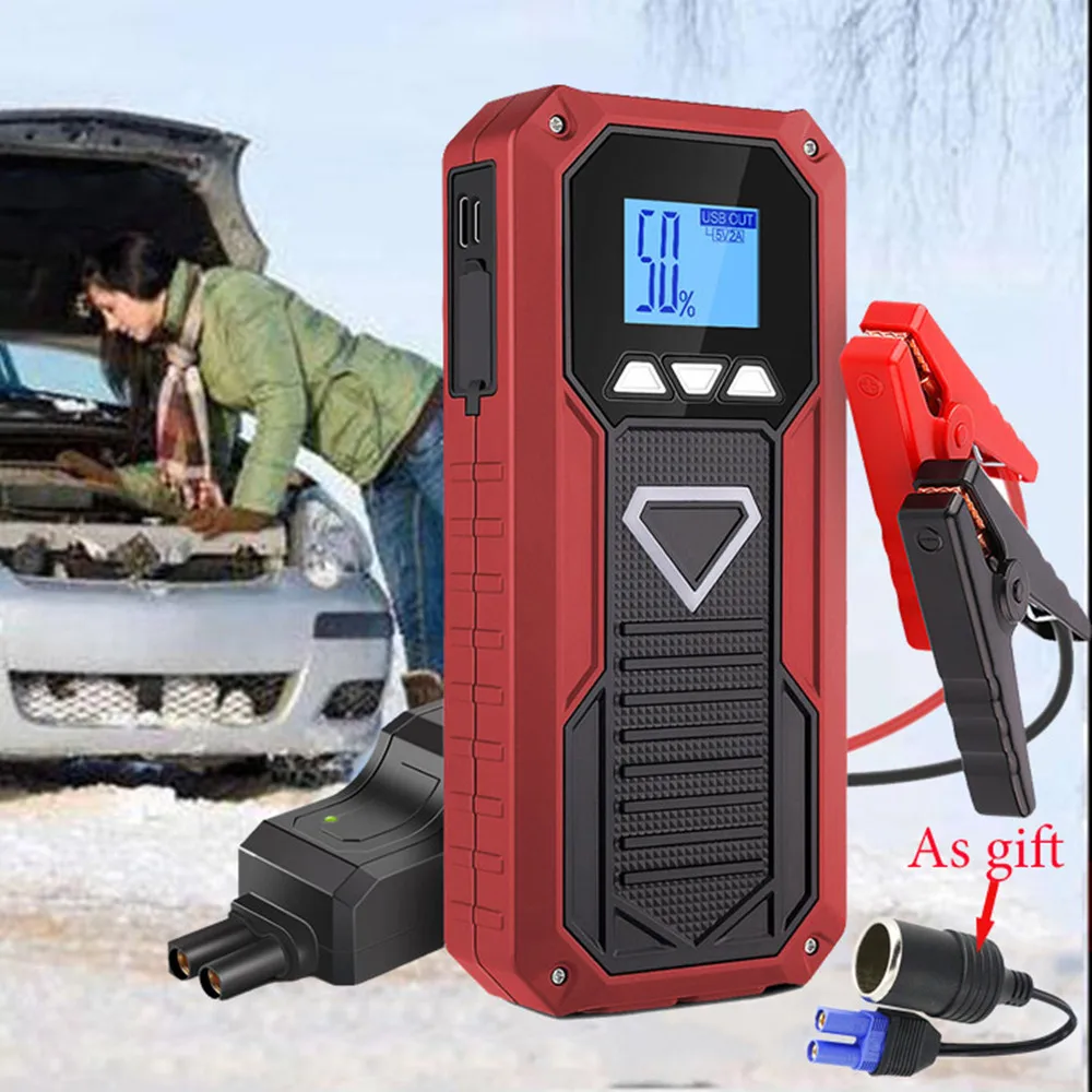 

Super Power Car Jump Starter 12V 800A Portable Starting Device Power Bank Gasoline Diesel Car Charger For Car Battery Booster CE