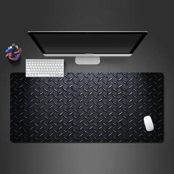 

hot Selling Art Black Irregular Mouse Pad Super Natural Rubber Large Lock Edge Mouse Pad Game Accessories Office Computer Mats