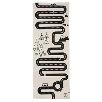 

Kids Play Game Mat Rectangle Carpet Rugs Mat Cotton Car Road Crawling Blanket Floor Carpet for Kid Room Decoration Baby Gift