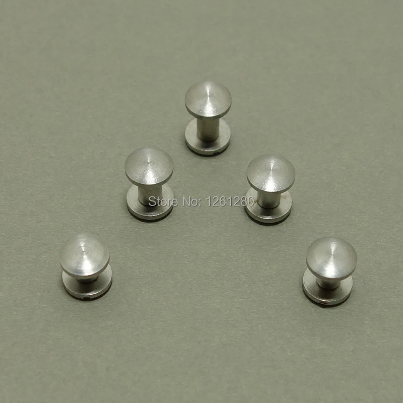 

diameter 8mm belt screw fastener wallet bag screw stainless steel belt Rivet diy handmade clothes leather hardware part
