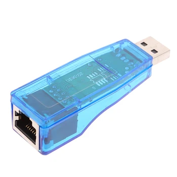 

1pc External USB Adapter USB 2.0 to RJ45 Ethernet Wired Network Card LAN For Laptop