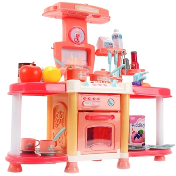 

Toys with Cooking Food Sets Vegetables Fruits Pretend Play Kitchen Kids Toy for Children